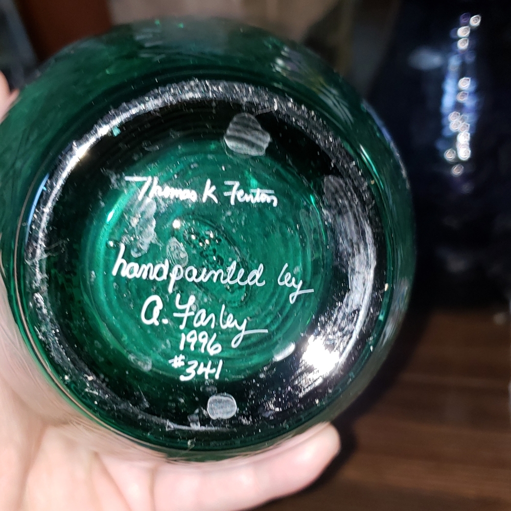 Hand painted vase